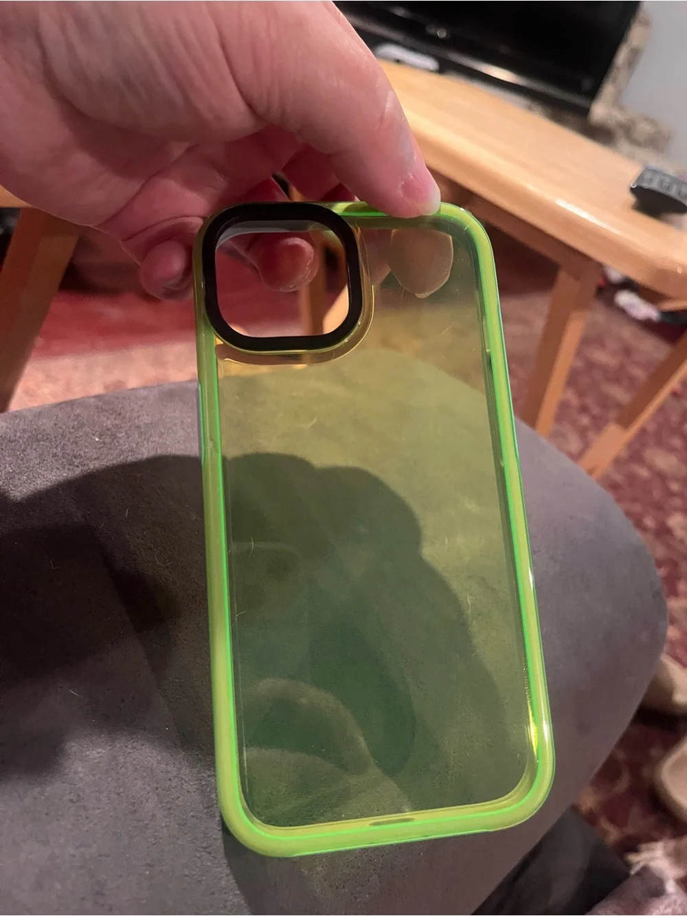 Green Mirrored Protective iPhone Case for iPhone 13